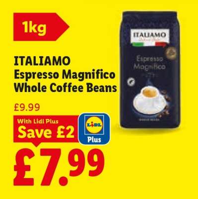 ITALIAMO Espresso Magnifico Whole Coffee Beans