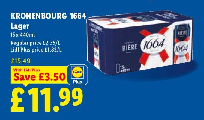 KRONENBOURG 1664 Lager