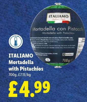 ITALIAMO Mortadella with Pistachios