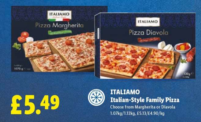 ITALIAMO Italian-Style Family Pizza