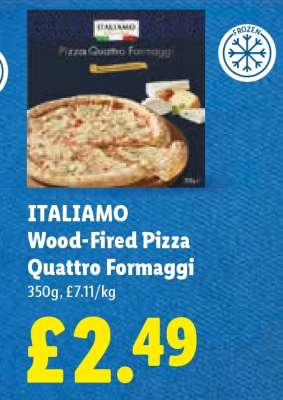 ITALIAMO Wood-Fired Pizza Quattro Formaggi