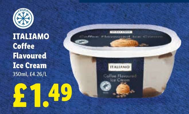ITALIAMO Coffee Flavoured Ice Cream
