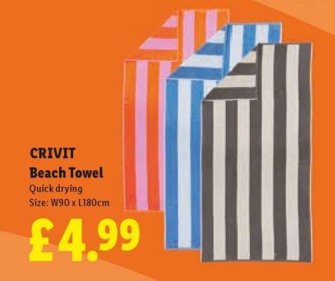 CRIVIT Beach Towel