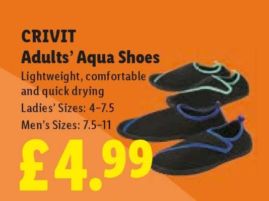CRIVIT Adults’ Aqua Shoes