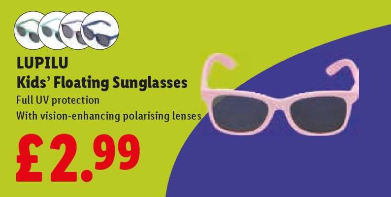 LUPILU Kids’ Floating Sunglasses