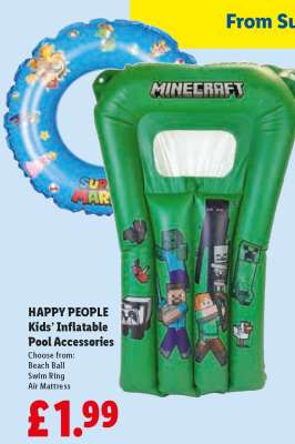 HAPPY PEOPLE Kids’ Inflatable Pool Accessories