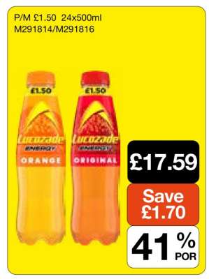 Lucozade Energy Orange/Original