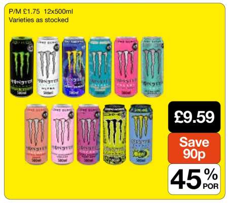 Monster Energy Drinks