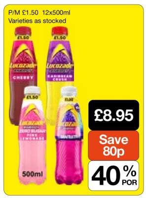 Lucozade 12x500ml
