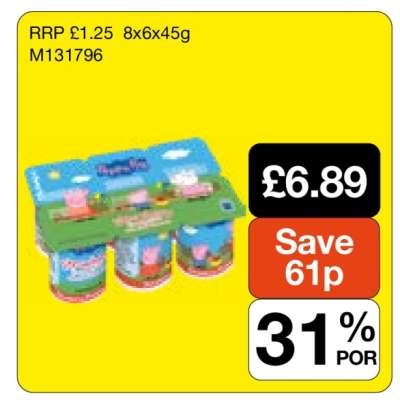 Peppa Pig Yogurt