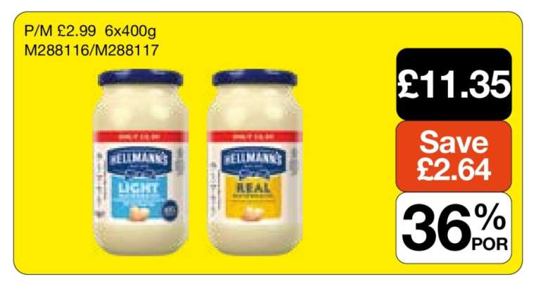 Hellmann's Light & Real Mayonnaise