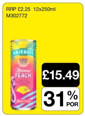 Smirnoff Passion Peach