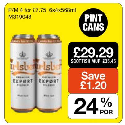 Carlsberg Export Lager