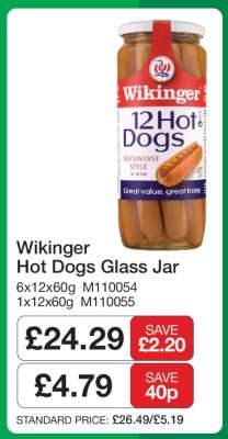 Wikinger Hot Dogs Glass Jar