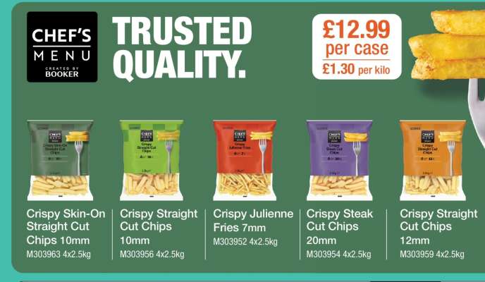 Crispy Skin-On Straight Cut Chips 10mm