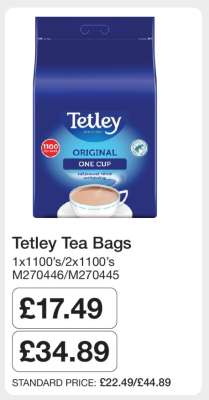 Tetley Tea Bags