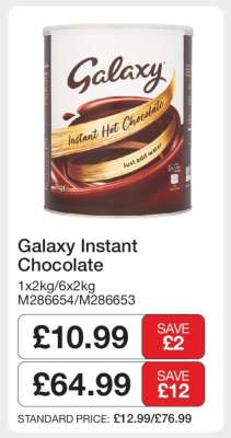Galaxy Instant Chocolate
