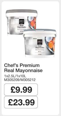 Chef’s Premium Real Mayonnaise