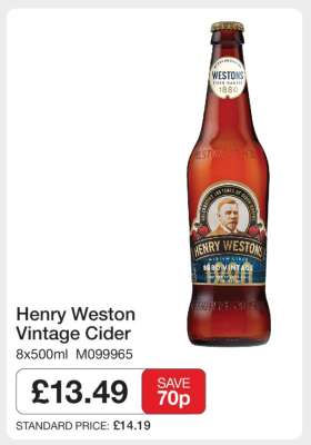Henry Weston Vintage Cider