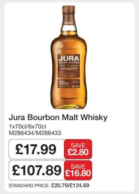 Jura Bourbon Malt Whisky
