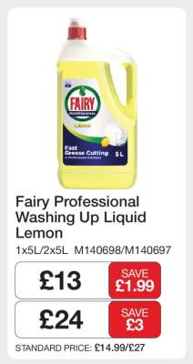 Fairy Professional Washing Up Liquid Lemon