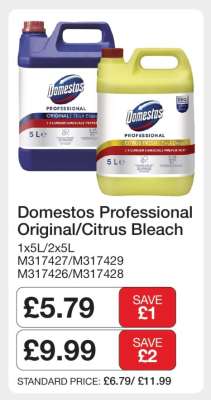 Domestos Professional Original/Citrus Bleach