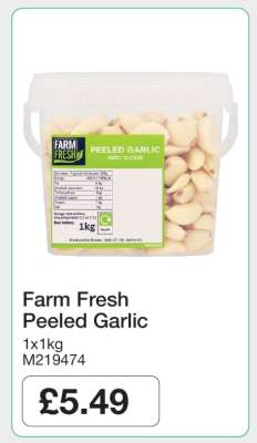 Farm Fresh Peeled Garlic