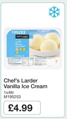 Chef’s Larder Vanilla Ice Cream