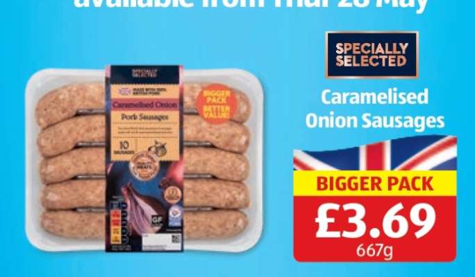 Caramelised Onion Sausages