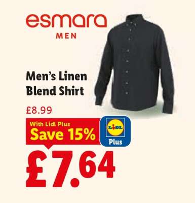 Men’s Linen Blend Shirt