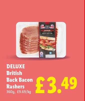 DELUXE British Back Bacon Rashers