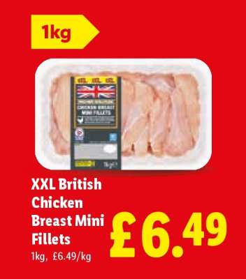 XXL British Chicken Breast Mini Fillets