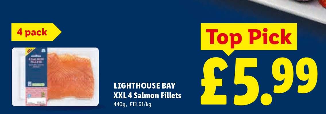 Lighthouse Bay XXL 4 Salmon Fillets