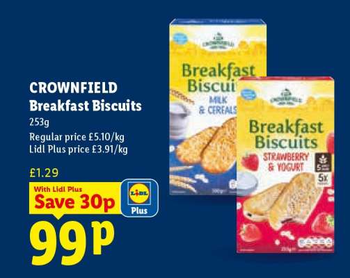 Crownfield Breakfast Biscuits