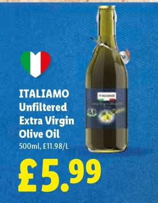 Italiamo Unfiltered Extra Virgin Olive Oil