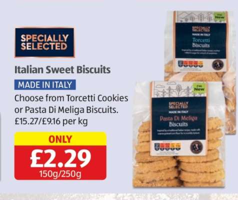 Specially Selected Italian Sweet Biscuits