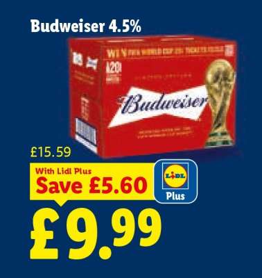 Budweiser 4.5%