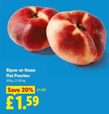 Ripen-at-Home Flat Peaches