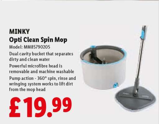MINKY Opti Clean Spin Mop