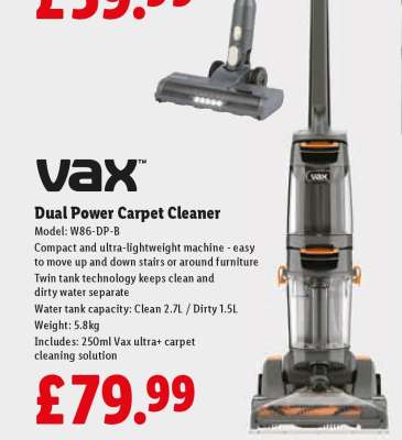 Vax Dual Power Carpet Cleaner