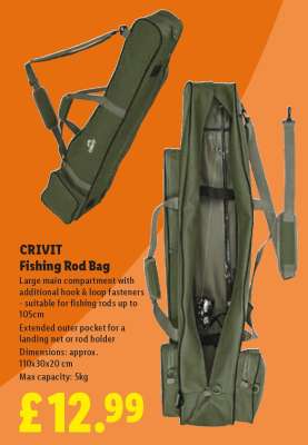 CRIVIT Fishing Rod Bag