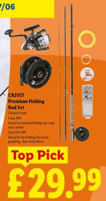 CRIVIT Premium Fishing Rod Set