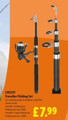 CRIVIT Traveller Fishing Set
