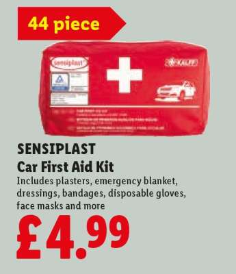 SENSIPLAST Car First Aid Kit