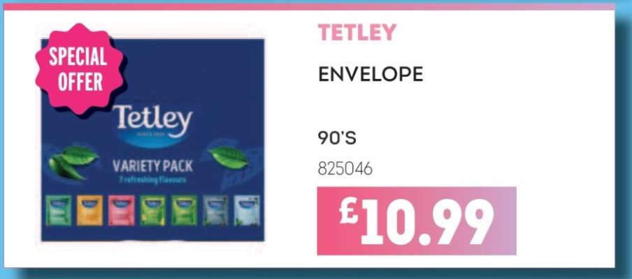 TETLEY ENVELOPE