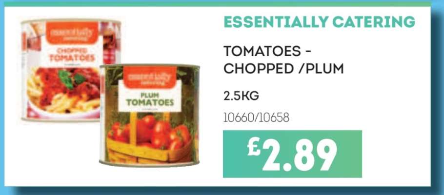 Essentially Catering Tomatoes - Chopped / Plum