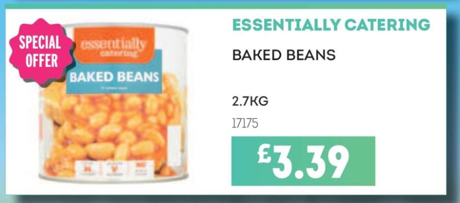 ESSENTIALLY CATERING BAKED BEANS