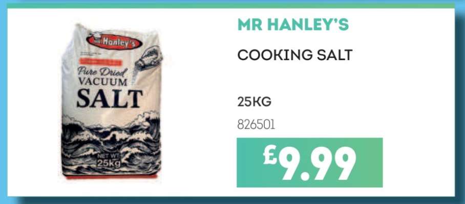 MR HANLEY'S COOKING SALT