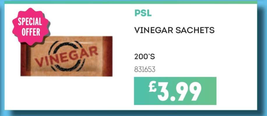 PSL VINEGAR SACHETS