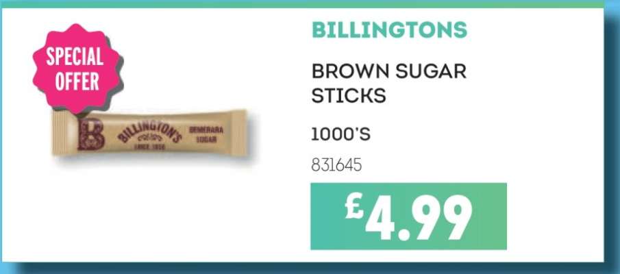 BILLINGTONS BROWN SUGAR STICKS